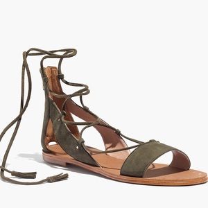 Madewell The Bridget Lace-up Sandal